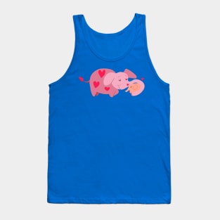 Mama Elephant and Baby Tank Top